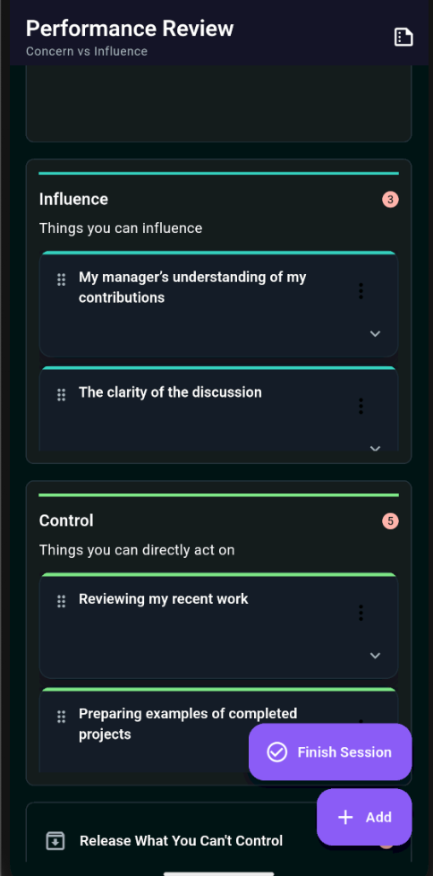 Sorting board